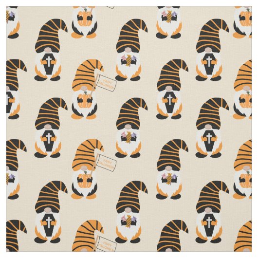 Muster von Gnomen, Halloween-Gnomen-Trick oder -Be Stoff (Muster)