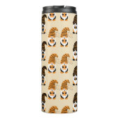 Muster von Gnomen, Halloween-Gnomen-Trick oder -Be Thermosbecher (Rückseite)