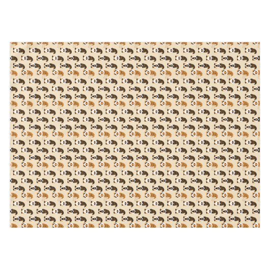 Muster von Gnomen, Halloween-Gnomen-Trick oder -Be Tischdecke (Vorderseite (Horizontal))