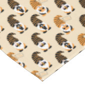 Muster von Gnomen, Halloween-Gnomen-Trick oder -Be Tischdecke (Schrägansicht)