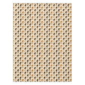 Muster von Gnomen, Halloween-Gnomen-Trick oder -Be Tischdecke (Vorderseite)