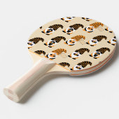 Muster von Gnomen, Halloween-Gnomen-Trick oder -Be Tischtennis Schläger (Vorderseite)