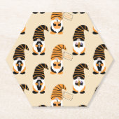 Muster von Gnomen, Halloween-Gnomen-Trick oder -Be Untersetzer (Vorderseite)