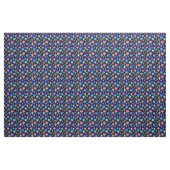 Muster von Heißluftballons. Navy Blue Background Stoff (Yard (91,4 cm))