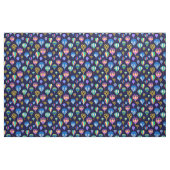 Muster von Heißluftballons. Navy Blue Background Stoff (Fat Quarter (45,7 x 55,9 cm))