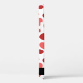 Muster von Herzen, roten Herzen, Ihr Name Case-Mate iPhone Hülle (Rückseite / Rechts)