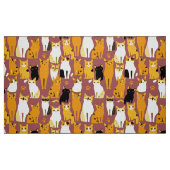Muster von Ingwer, Schwarz und Weiß Stoff (Fat Quarter (45,7 x 55,9 cm))
