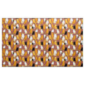 Muster von Ingwer, Schwarz und Weiß Stoff (Yard (91,4 cm))