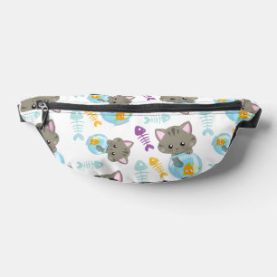 Muster von Katzen, Niedlichen Katzen, Kätzchen, Fi Bauchtasche