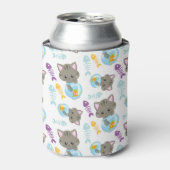 Muster von Katzen, Niedlichen Katzen, Kätzchen, Fi Dosenkühler (Kanne Vorderseite)