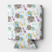 Muster von Katzen, Niedlichen Katzen, Kätzchen, Fi Dosenkühler (Rückseite)