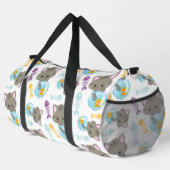 Muster von Katzen, Niedlichen Katzen, Kätzchen, Fi Duffle Bag (Rechte Ecke)