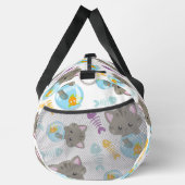 Muster von Katzen, Niedlichen Katzen, Kätzchen, Fi Duffle Bag (Rechts)