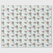 Muster von Katzen, Niedlichen Katzen, Kätzchen, Fi Geschenkpapier (Flach)