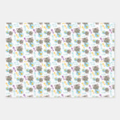 Muster von Katzen, Niedlichen Katzen, Kätzchen, Fi Geschenkpapier Set (Vorderseite 3)