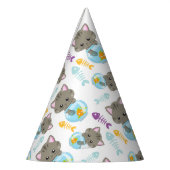Muster von Katzen, Niedlichen Katzen, Kätzchen, Fi Partyhütchen (Links)