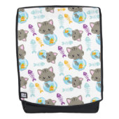 Muster von Katzen, Niedlichen Katzen, Kätzchen, Fi Rucksack (Vorderseite)