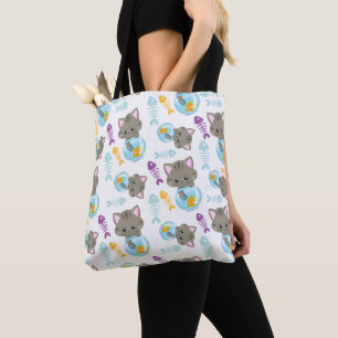 Muster von Katzen, Niedlichen Katzen, Kätzchen, Fi Tasche