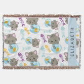 Muster von Katzen, Niedlichen Katzen, Kätzchen, Ih Decke (Vorderseite)