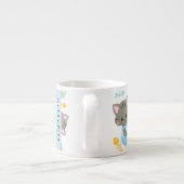 Muster von Katzen, Niedlichen Katzen, Kätzchen, Ih Espressotasse (Rückseite)