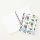 Muster von Katzen, Niedlichen Katzen, Kätzchen, Ih Notizblock (Innenseite)