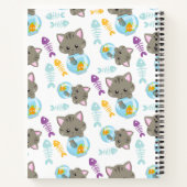 Muster von Katzen, Niedlichen Katzen, Kätzchen, Ih Notizblock (Rückseite)