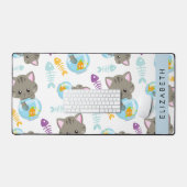 Muster von Katzen, Niedlichen Katzen, Kätzchen, Ih Schreibtischunterlage (Tastatur & Maus)