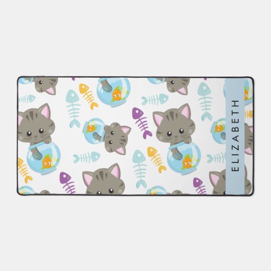 Muster von Katzen, Niedlichen Katzen, Kätzchen, Ih Schreibtischunterlage (Vorderseite)