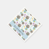 Muster von Katzen, Niedlichen Katzen, Kätzchen, Ih Serviette (Ecke)