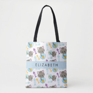 Muster von Katzen, Niedlichen Katzen, Kätzchen, Ih Tasche