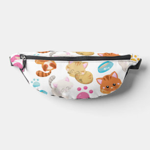 Muster von Katzen, Niedlichen Katzen, Kätzchen, Kä Bauchtasche