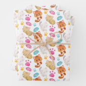 Muster von Katzen, Niedlichen Katzen, Kätzchen, Kä Geschenkpapier Set (Beispiel)