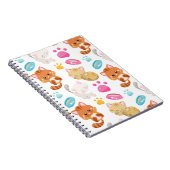 Muster von Katzen, Niedlichen Katzen, Kätzchen, Kä Notizblock (Rechte Seite)