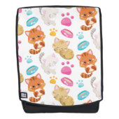 Muster von Katzen, Niedlichen Katzen, Kätzchen, Kä Rucksack (Vorderseite)