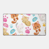 Muster von Katzen, Niedlichen Katzen, Kätzchen, Kä Schreibtischunterlage (Vorderseite)