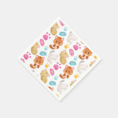 Muster von Katzen, Niedlichen Katzen, Kätzchen, Kä Serviette (Ecke)