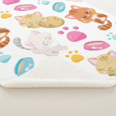 Muster von Katzen, Niedlichen Katzen, Kätzchen, Kä Sherpadecke (3/4)