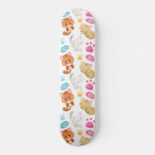 Muster von Katzen, Niedlichen Katzen, Kätzchen, Kä Skateboard (Vorderseite)