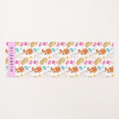 Muster von Katzen, Niedlichen Katzen, Kitty, Pfote Yogamatte (Vorderseite (Horizontal))