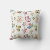 Muster von Kinderspielzeug Kissen (Rückseite)