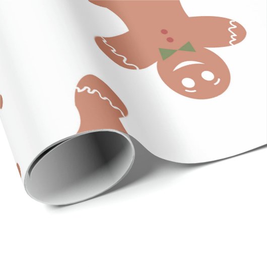 Muster von Lebkuchengebäck Geschenkpapier (Rolleneckpunkt)