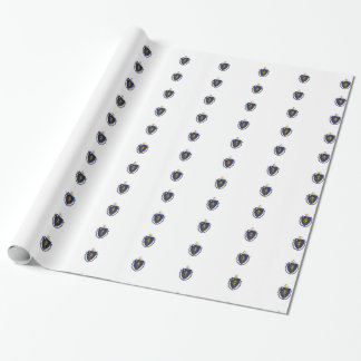 Muster von Massachusetts Geschenkpapier