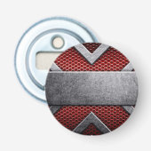 Muster von Metallplatten Flaschenöffner (Vorderseite)