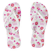 Muster von Ölen, Niedlichen Ölen, rosa Ölen, Herz Badesandalen (Fußbett)