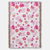Muster von Ölen, Niedlichen Ölen, rosa Ölen, Herz Decke (Vorderseite Vertikal)