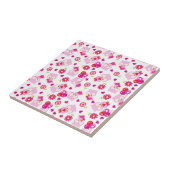 Muster von Ölen, Niedlichen Ölen, rosa Ölen, Herz Fliese (Seite)