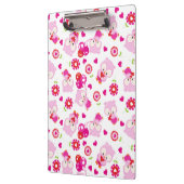 Muster von Ölen, Niedlichen Ölen, rosa Ölen, Herz Klemmbrett (Links)