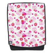 Muster von Ölen, Niedlichen Ölen, rosa Ölen, Herz Rucksack (Vorderseite)