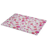 Muster von Ölen, Niedlichen Ölen, rosa Ölen, Herz Schneidebrett (Ecke)