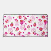 Muster von Ölen, Niedlichen Ölen, rosa Ölen, Herz Schreibtischunterlage (Vorderseite)